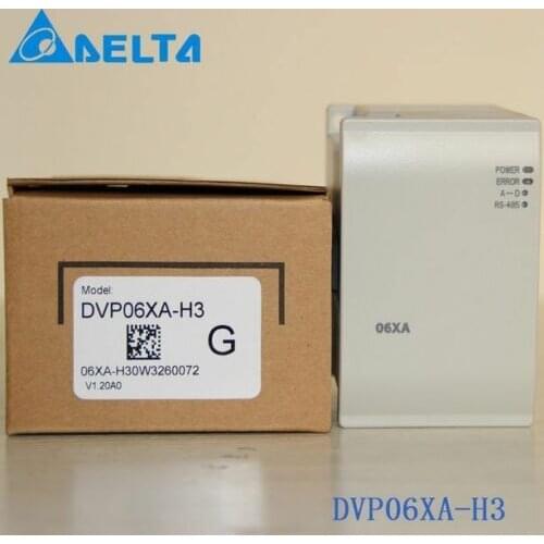 DVP06XA-H3 DVP06XAH3 NEW Delta Analog Extension Module free shipping