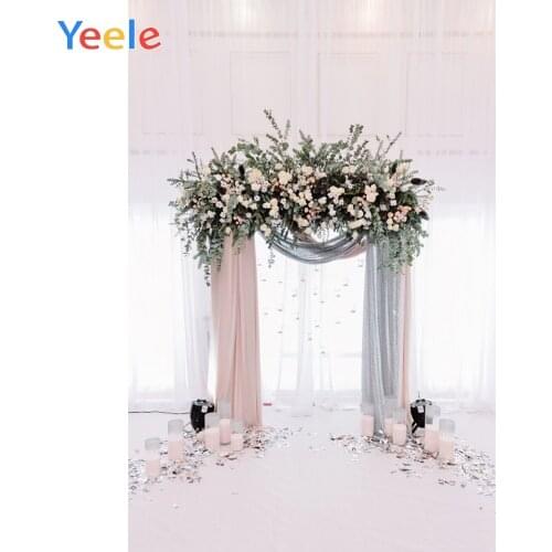 Flowers Photographic Backgrounds Wedding Photocall Curtain Wreath Photography Backdrops Wedding Photocall for photo studio