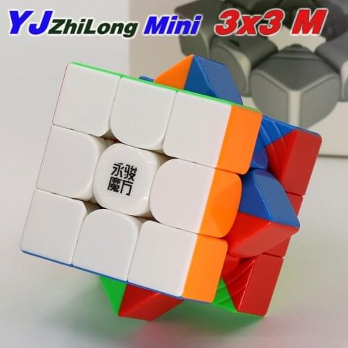 YongJun ZhiLong Mini 3x3x3 Magnetic Cube YJ 3x3 Magnet Magical Cubo Stickerless Professional Educational Puzzle Toys Game Toys