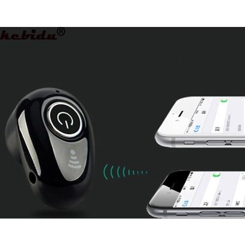 Kebidu Mini In-Ear headphones S650 Wireless Bluetooth 4.1 Earphones Handsfree Headset Headphone rechargeable lithium battery