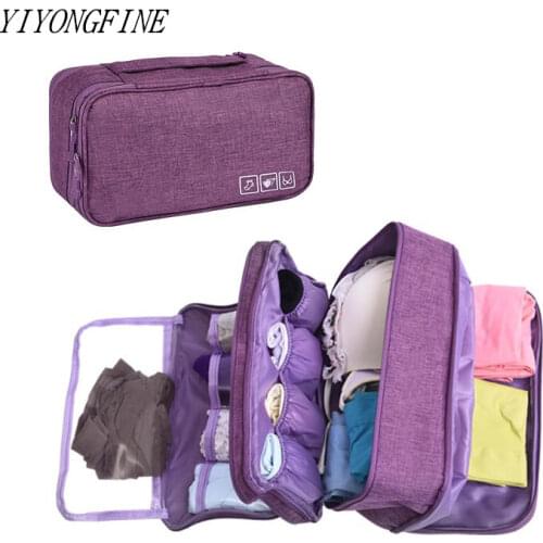 Multifunctional Travel Organizer Underwear Bra Finishing Bag Space Saver High Capacity Cosmetics Bags Waterproof Packing Cube