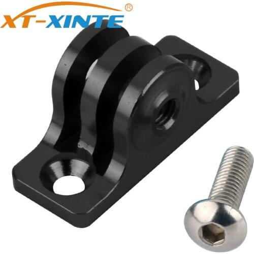 Low Angle Flat Bottom Adapter Base Connector Mount for Gopro 9 8 7 6 5 4 3 Sjcam Yi Sports Action Video Camera