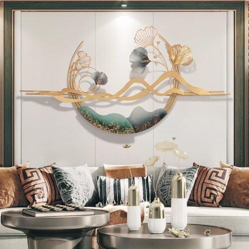 New Chinese style wall hanging decor unicorn room decor feng shui decoration nordic baby aesthetic Wrought iron room decor