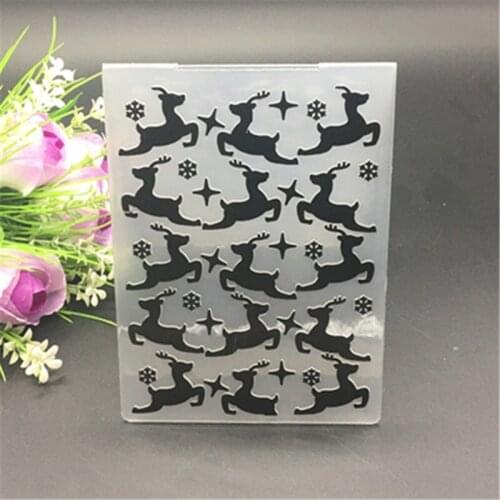 Heart Plastic Embossing Folder For Scrapbook DIY Album Card Tool Plastic Template