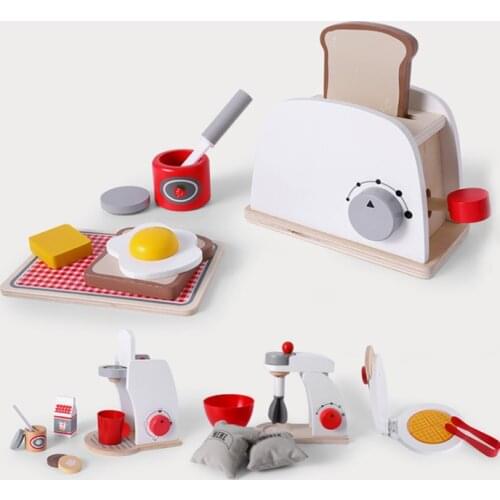 Hot Sale Early Educational Wood Cook With Simulation Tableware In Kitchen Home Toy Baby Girls Pretend Play Toys For Kids Gift