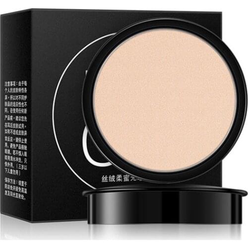 Pressed Powder Long Lasting Oil Control Face Foundation Waterproof Whitening Skin Finish Concealer