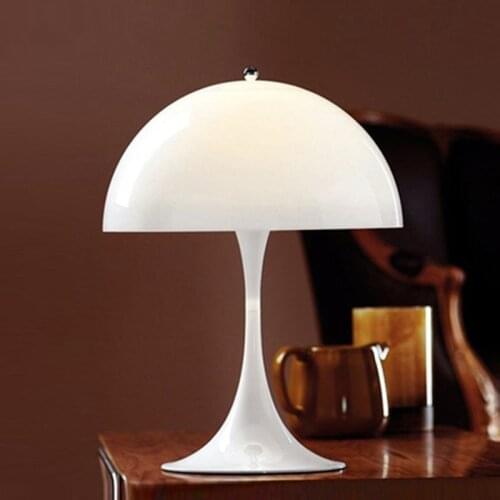 Modern Minimalist Mushroom Table Lamp Bedroom Bedside Lamp Creative Home Decor Desk Lamp Office Study Reading Lighting Fixtures