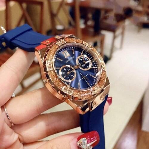 Sport Wrist Watch Luxury Valentine Gift Unisex Silicone Rubber Jelly Gel Quartz Analog Wristwatches Relogio ladies SKONE