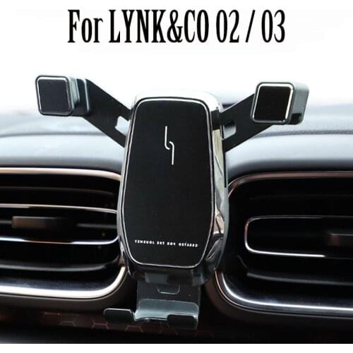Smart Wireless Charger For LYNK&CO 02 03 2018 Car Phone Holder Vent Bracket Clip Car Accessories Car Air Outlet Phone Holder