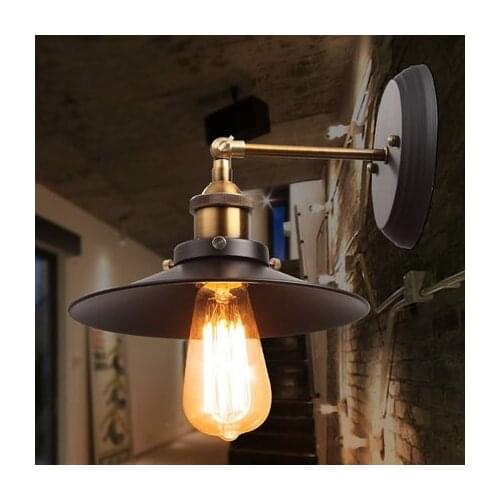 Loft Style Iron Rotating Vintage Wall Lamp Bedside Wall Light Fixtures For Dining Room Edison Wall Sconce Indoor Lighting