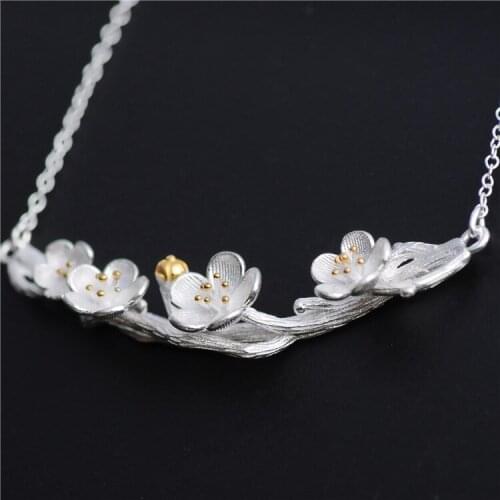 Korean New Elegant Silver Color Female Flower Choker Necklaces For Women Fashion Statement Jewelry Kolye Collares