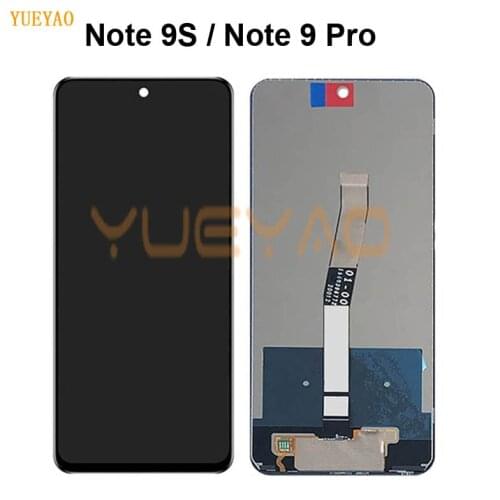 LCD Display For Xiaomi Redmi Note 9 Pro / Note 9 Pro Max Lcd Display Touch Screen Digitizer Assembly For Note 9S LCD Display