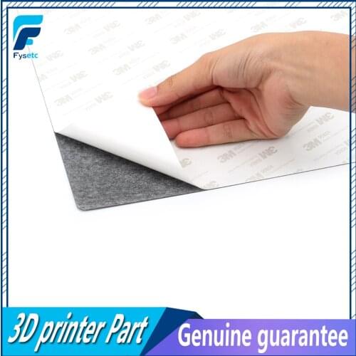 1pc Prusa i3 MK3 MK52 Sheet Heat Bed Platform 3D Printer Buildplate Black Sticker Sheet For Prusa i3 Mk3 Mk2.5 Heat Bed