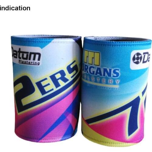 100pcs Customized Logo Neoprene Stubby Holder Beer Cooler Insulated Can Cover Wedding Gift Picnic Can Cooler Bag Custom Cooler