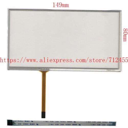 6 inch GPS vehicle-mounted navigation for JVC KW-AV51 compatible resistive handwritten touch screen