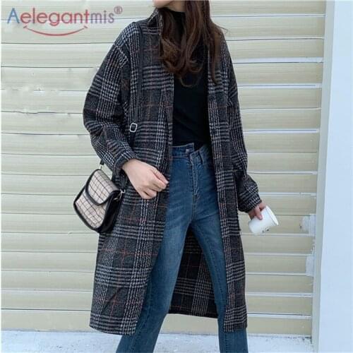 Aelegantmis Womens Long Coats