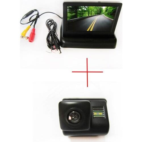 Free Shipping!!! Wireless Car CCD Rear View Camera for Mazda 6 Mazda 3 CX-7 CX-9,with 4.3 Inch foldable LCD TFT Monitor