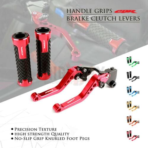 CNC Short Adjustable Brake Clutch levers Lever Handlebar Grips For Honda CBR600RR F5 2007-2019 CBR1000RR FIREBLADE 2008-2019