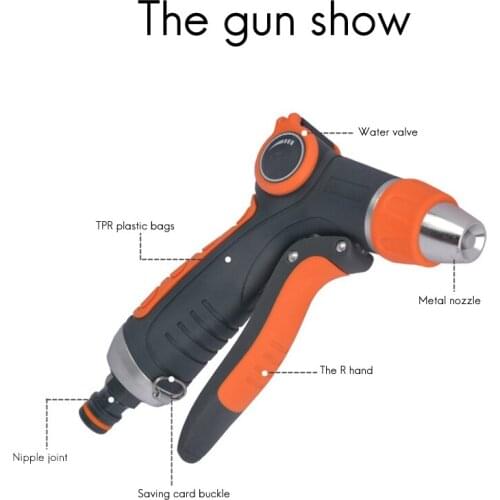 LBER Car Washing Yard Water Sprayer Pipe Tube Nozzle Sprinkler Garden Sprinkler Lawn Irrigation Water Sprayer Hose Nozzle