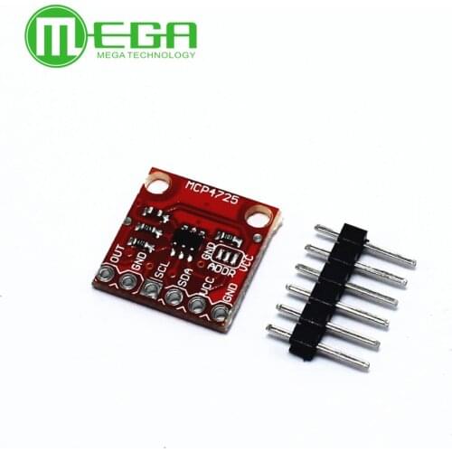 MCP4725 I2C DAC module development board