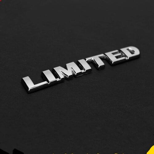 Metal V6 LIMITED AWD Tail Sticker For Toyota Highlander 2015 BB009