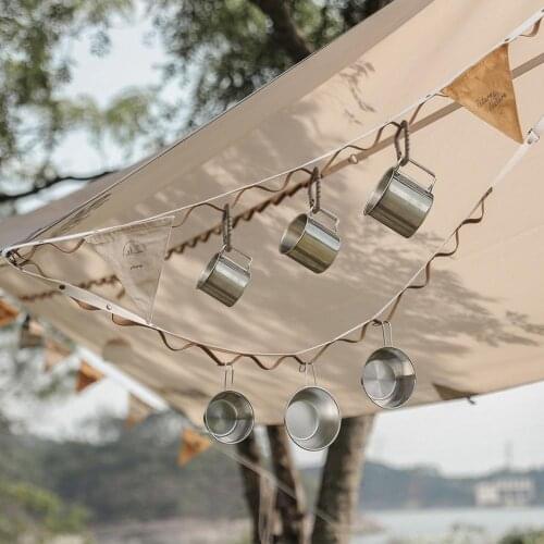 Multi-Purpose Outdoor Camping Tent Storage Lanyard Picnic Kitchenware Hanging Strap Durable Long Rope Tent Rope Accessories