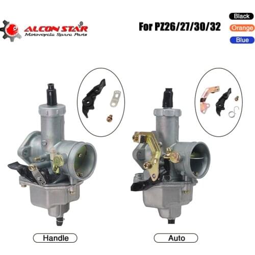 Alconstar Motorcycle Carburetor Auto Manual Handle Choke Starter Switch For KEIHIN PZ 26/27/30/32mm Carb Starter Valve Set
