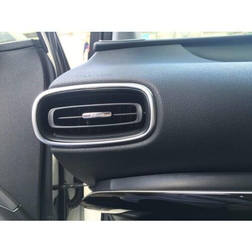 Auto air conditioning vent trims for toyota PRIUS 2016, ABS chrome,auto accessories
