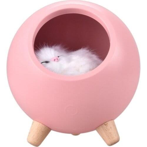 Pet House Speaker Night Lights Rechargeable Bedroom Bedside Light Lamps Creative Desktop Atmosphere Night Light