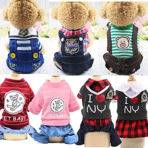 School Style Pet Dog Clothes Cat Chihuahua Puppy Clothing Coat Pugs Pets Jacket Outfit for Small Dog Clothes Roupa Para Cachorro