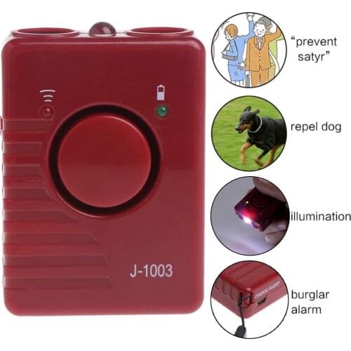 Rechargeable Pet Ultrasonic Dog Repeller Portable 4 in 1 Anti Theft LED Flashlight for Aggressive Dog Anti Barking Stop Bark