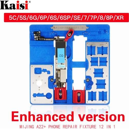 12 in 1 PCB Holder Repair Tool for iPhone 5C 5S 6G 6S 6P 6SP SE 7G 7P 8G 8P XR BGA Fixture Holder Logic Board Clamps
