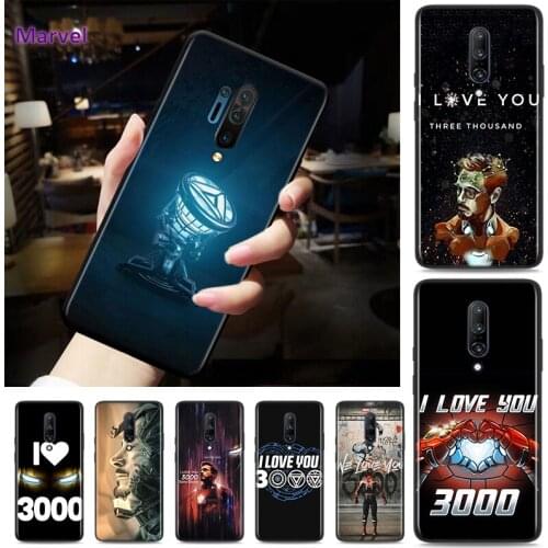 Silicone Cover Iron Man I Love You 3000 For OnePlus Nord N10 N100 8T 7T 6T 5T 8 7 6 Pro Plus 5G Phone Case Cover Shell Coque