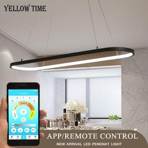 Modern Home Fixture LED Chandeliers For Living room Kitchen Dining room Hanging light White&Black Chandeliers Lighting fixtures