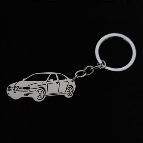 Midsize Car keychain stainless steel silver car keyring for Mother days gift