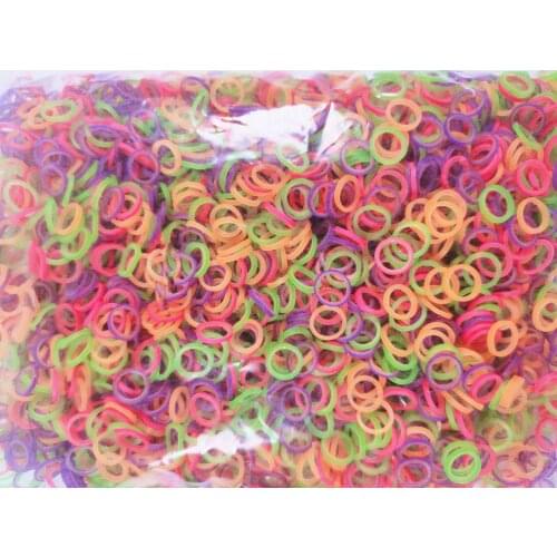 3.5OZ 1/4 Dental Elastics Bands Rubber Colorful Ligatures Power Chains Multi-Color Ties Brackets Gap 1000/5000