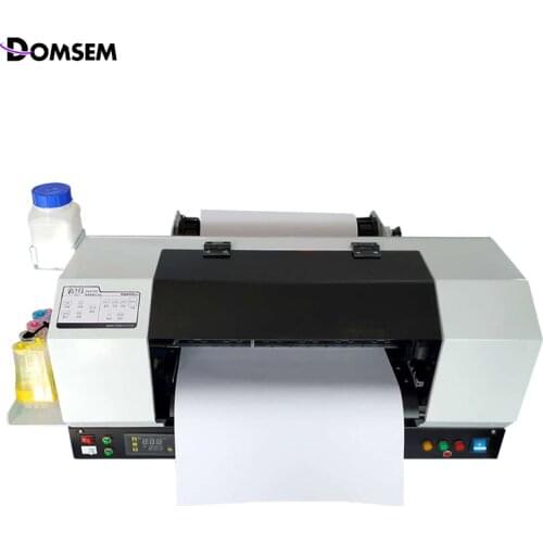 DOMSEM Inkjet T-Shirt Printer With Heat Press Machine Garment Printer Machine Home Office Printing for Clothes New Arrivals 2020