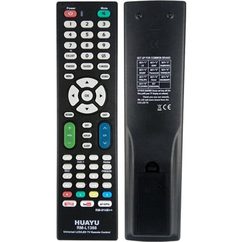 UNIVERSAL LCD LED TV REMOTE CONTROL For SASSIN APEX ECOSTAR CTR-004 CTR-005 VICTOR B39EO RC-A06 DATA 00F-01 2300-EP0000