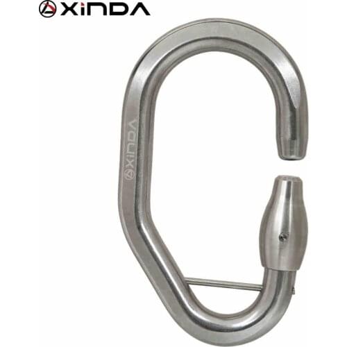 Xinda stainless steel Via Ferrata tree through Jungle Adventure Park special uninterrupted protection Ironroad lock buckle
