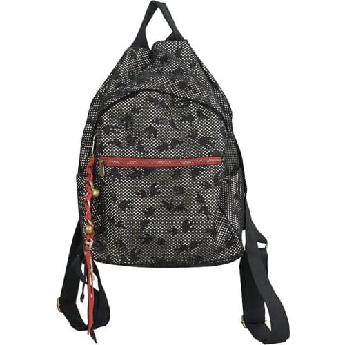 Womens Origional Design Canvas Backpack Korean-style Customizable Hollow out WOMENS Bag Backpack