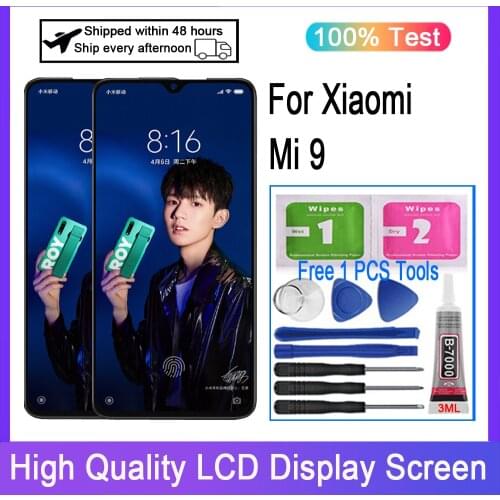 6.39" inch AMOLED Xiaomi Mi 9 LCD Display Touch Screen Digitizer Assembly For Xiaomi Mi9 LCD