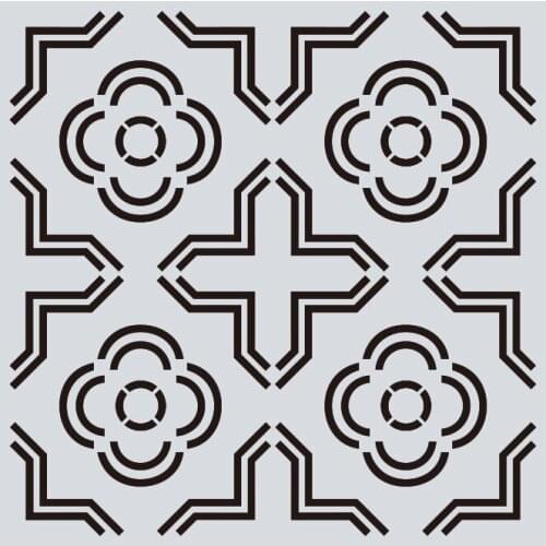 15*15 DIY Craft Layering mandala Stencils For Wall Painting Scrapbooking Album Decorative Paper Cards spray painting tools