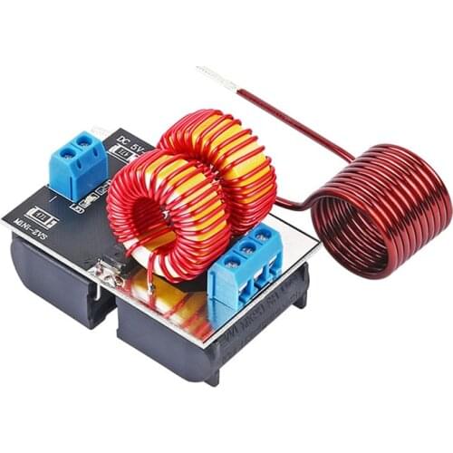 5-12V 120W Mini ZVS Induction Heating Board Flyback Driver Heater DIY Cooker+ Ignition Coil