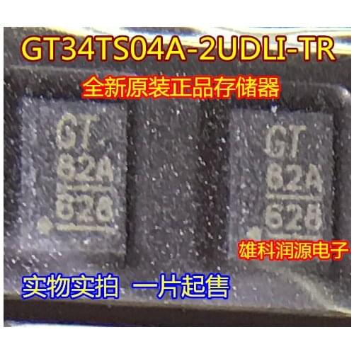 5pieces GT34TS04A-2UDLI-TR GT 82A UDFN8