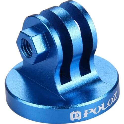 New 2021 PULUZ 1/4 Inch Screw Hole Tripod Mount CNC Adapter For GoPro HERO7/6/5/5/ HERO8 Session Xiaoyi/DJI OSMO Action Cameras