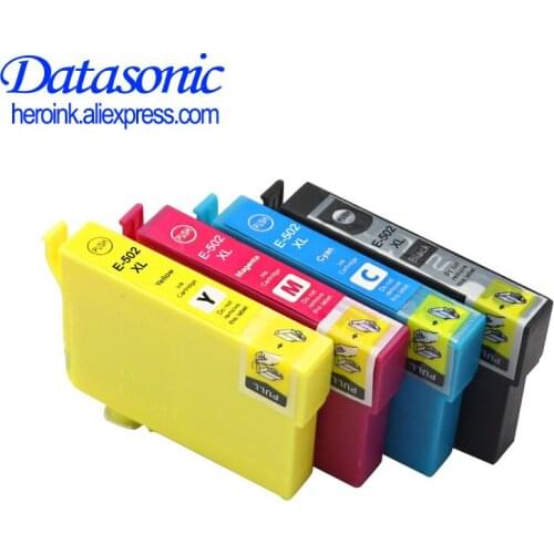 DAT Compatible Ink Cartridge Replacement for Epson 502 502XL for Workforce WF-2860 WF-2860DWF WF-2865 WF-2865DWF XP5100 XP-5105