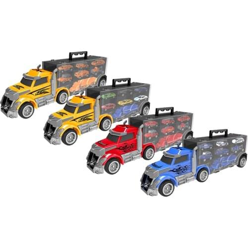 Toy Truck Carrier 6x Cars Play Set Transport Car Toys for Kids Gift
