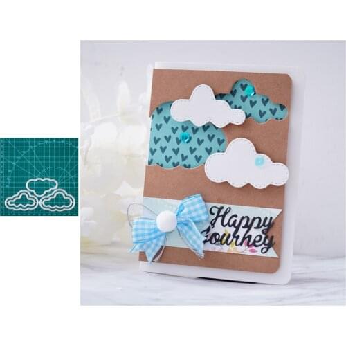 InLoveArts Clouds Metal Cutting Dies Photo Album Decor Stencil Embossing Mold Scrapbook Metal Craft Cutting Templates For Cards