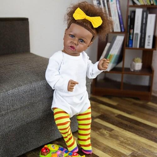 Hoomai 2021 NEW Reborn Baby Dolls Silicone Soft Body Fashion Boneca Reborn for Girl Gift Best Playmates