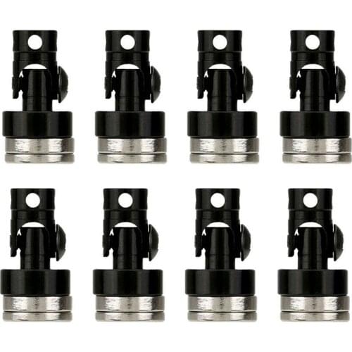 8pcs Black Invisible Magnetic Body Post Mount for 1/10 HSP AXIAL SCX10 4WD RC Car